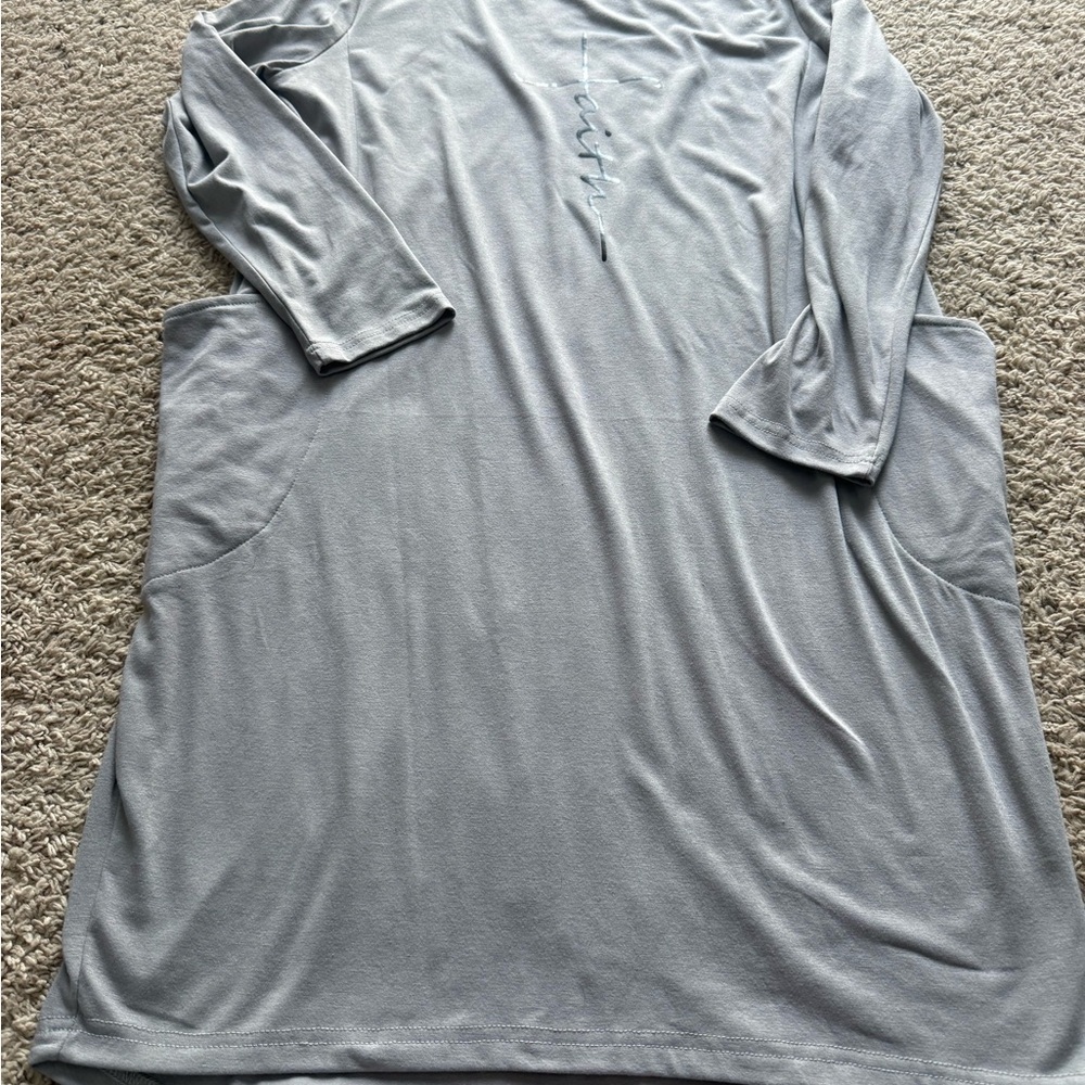 Elegant Gray Women's Dress